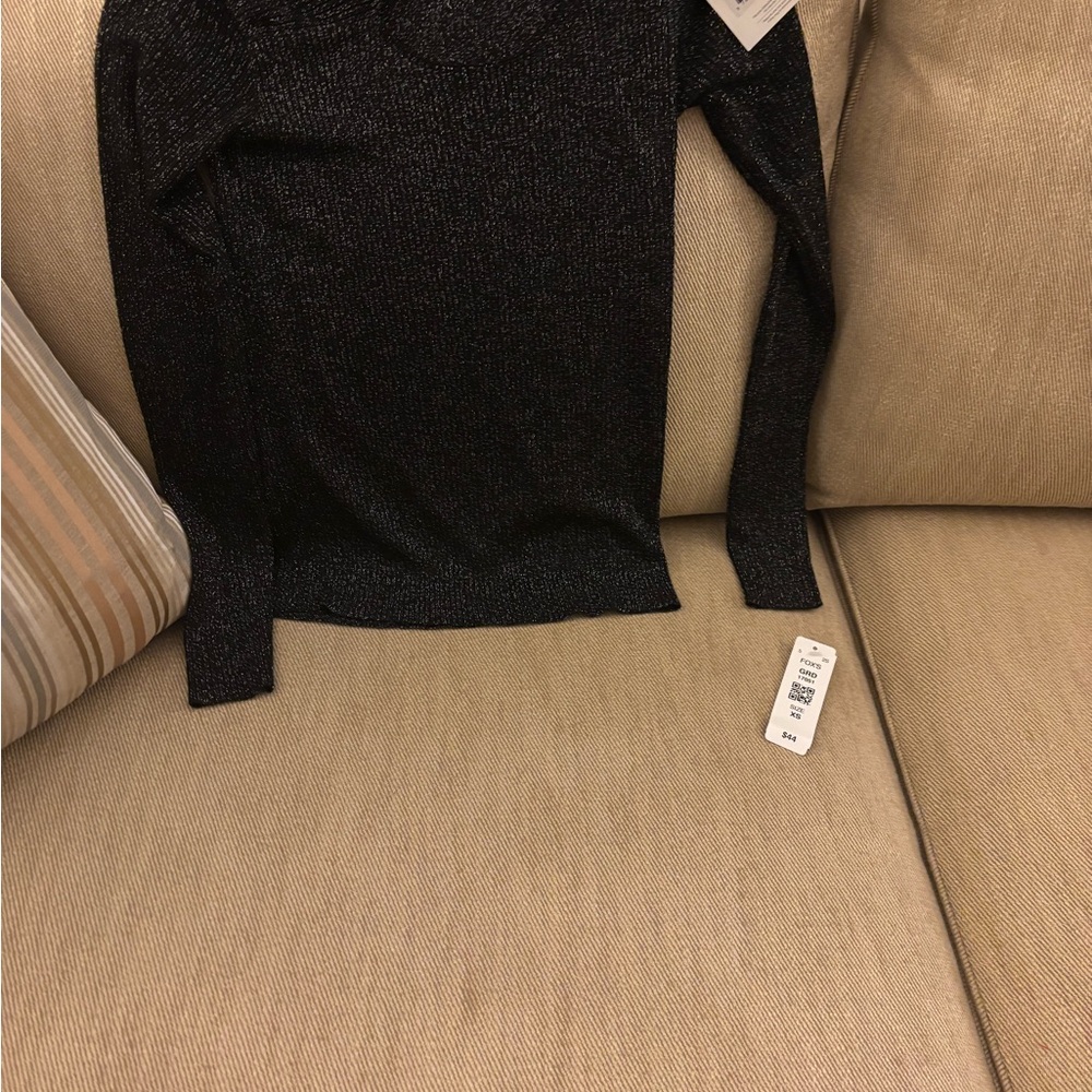 Chic Black Long Sleeve Women's Top